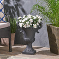 VORENE Delphine Urn Planter Classic Decorative Flower Container for Outdoor Garden Patio and Yard Decoration