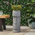 VORENE Flower Planter, Modern Lightweight MGO Pot for Garden or Patio