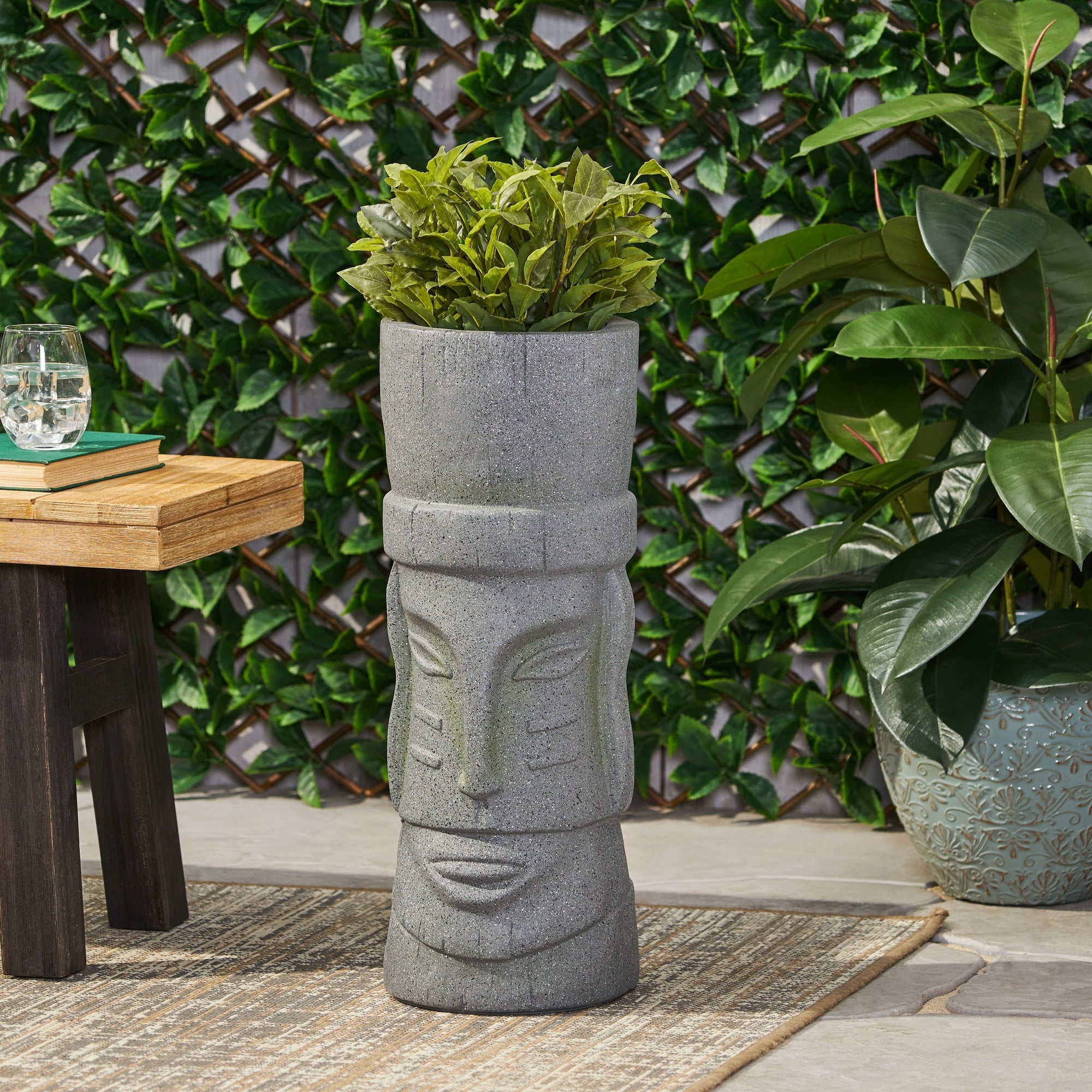 VORENE Flower Planter, Versatile MGO Pot for Balcony or Living Room