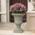 VORENE Italian Urn Planter Classic Decorative Flower Container for Outdoor Garden Patio and Yard Decoration