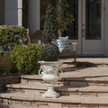 VORENE MGO Garden Urn Planter Classic Decorative Flower Container for Outdoor Garden Patio