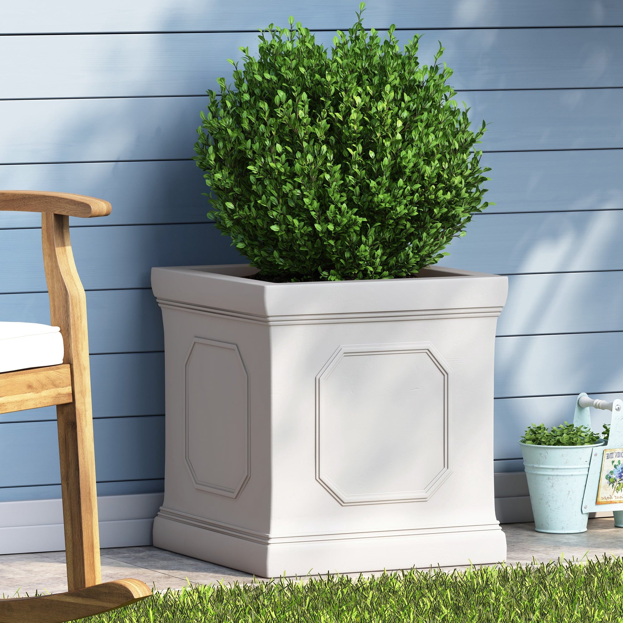VORENE MGO Planter, Compact Stylish Container for Windowsill or Desk
