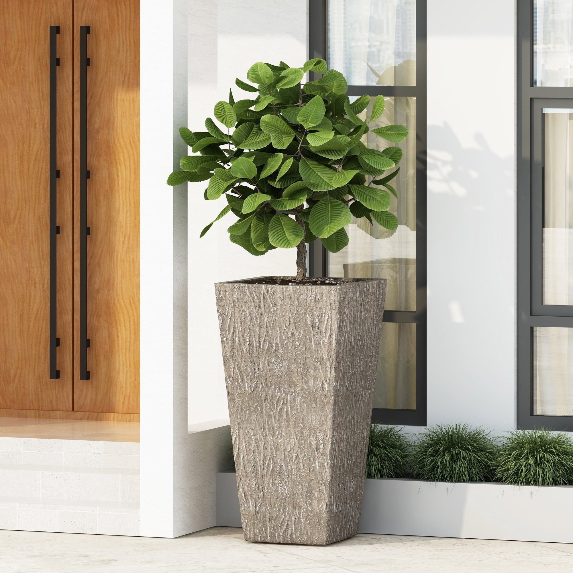 VORENE MGO Planter, Durable Frost-Proof Flower Pot for Year-Round Use