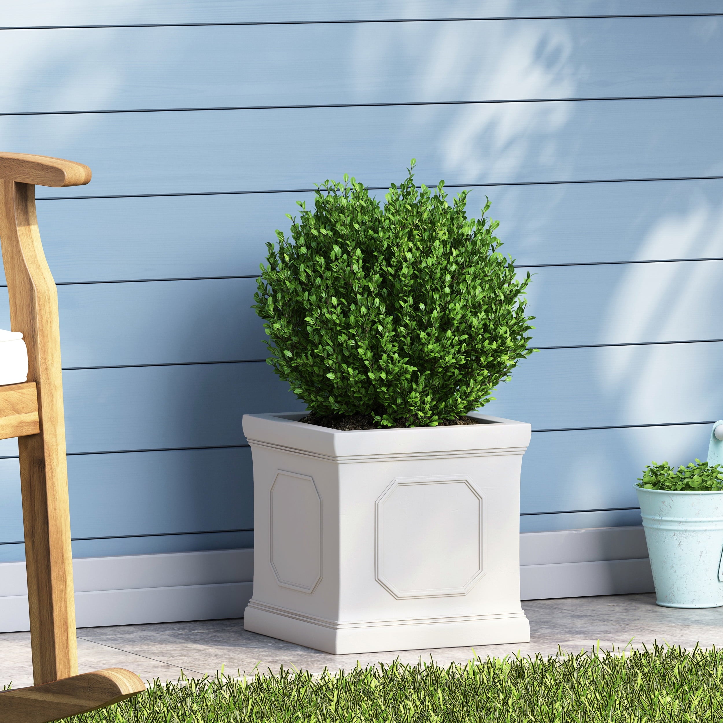 VORENE MGO Planter Lightweight Indoor Outdoor Decorative Plant Pot