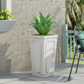 VORENE MGO Planter, Weather-Resistant Flower Pot for Indoor Outdoor Use